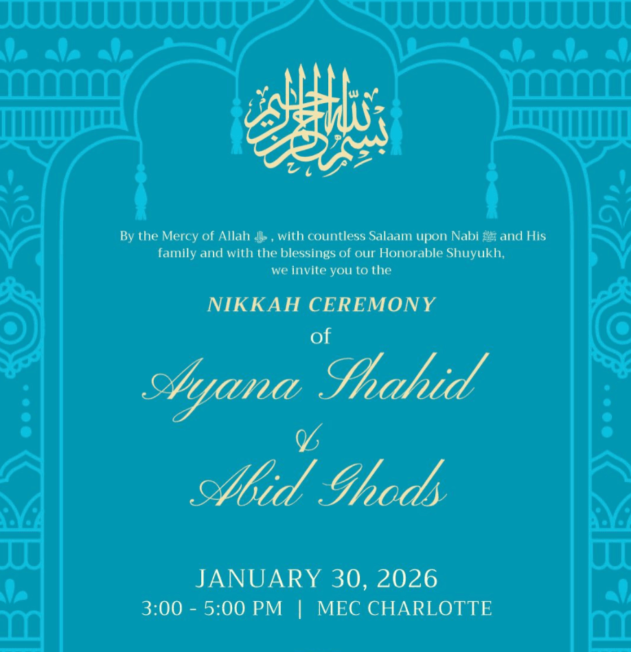 Nikkah Ceremony Invitation - January 30, 2026